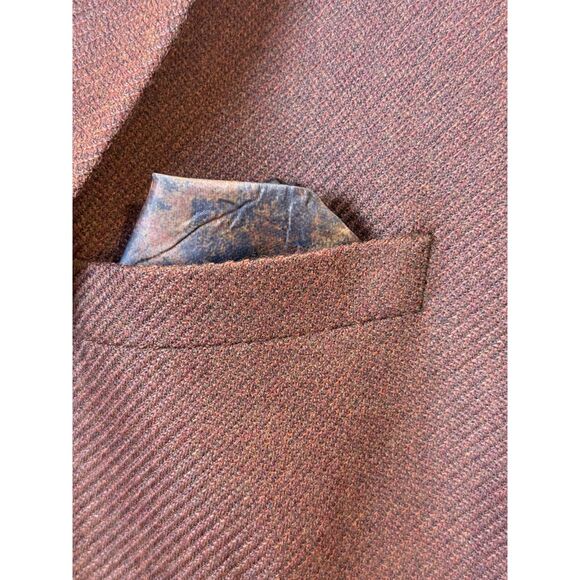 Tallia Sport Coat Men's Size 50R Brown Slim Fit Textured Wool Blend Workwear NWT - Picture 7 of 7